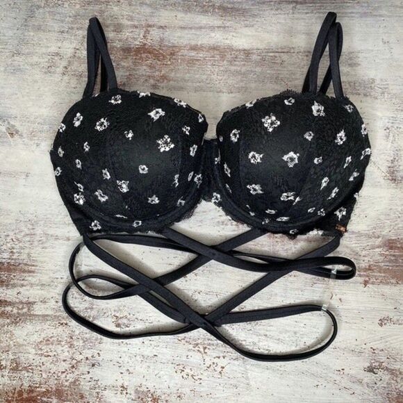 Pink Victoria’s Secret push up bra 32DDD - Picture 9 of 9